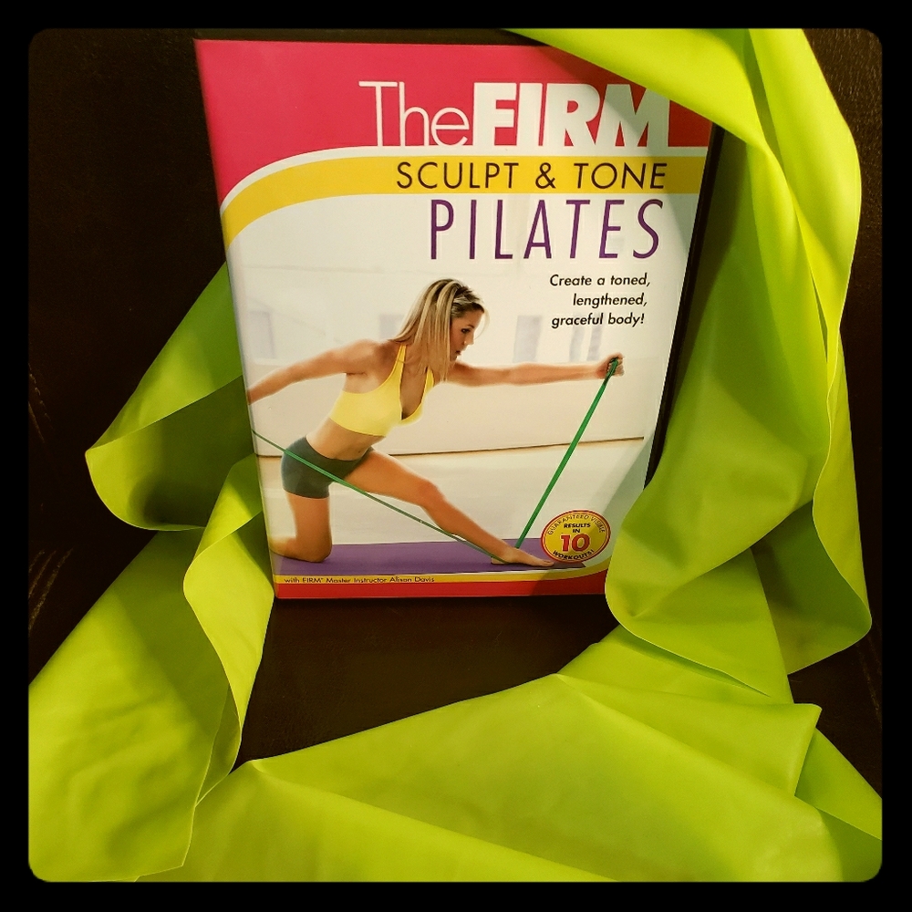 The Firm Sculpt & Tone Pilates dvd & band